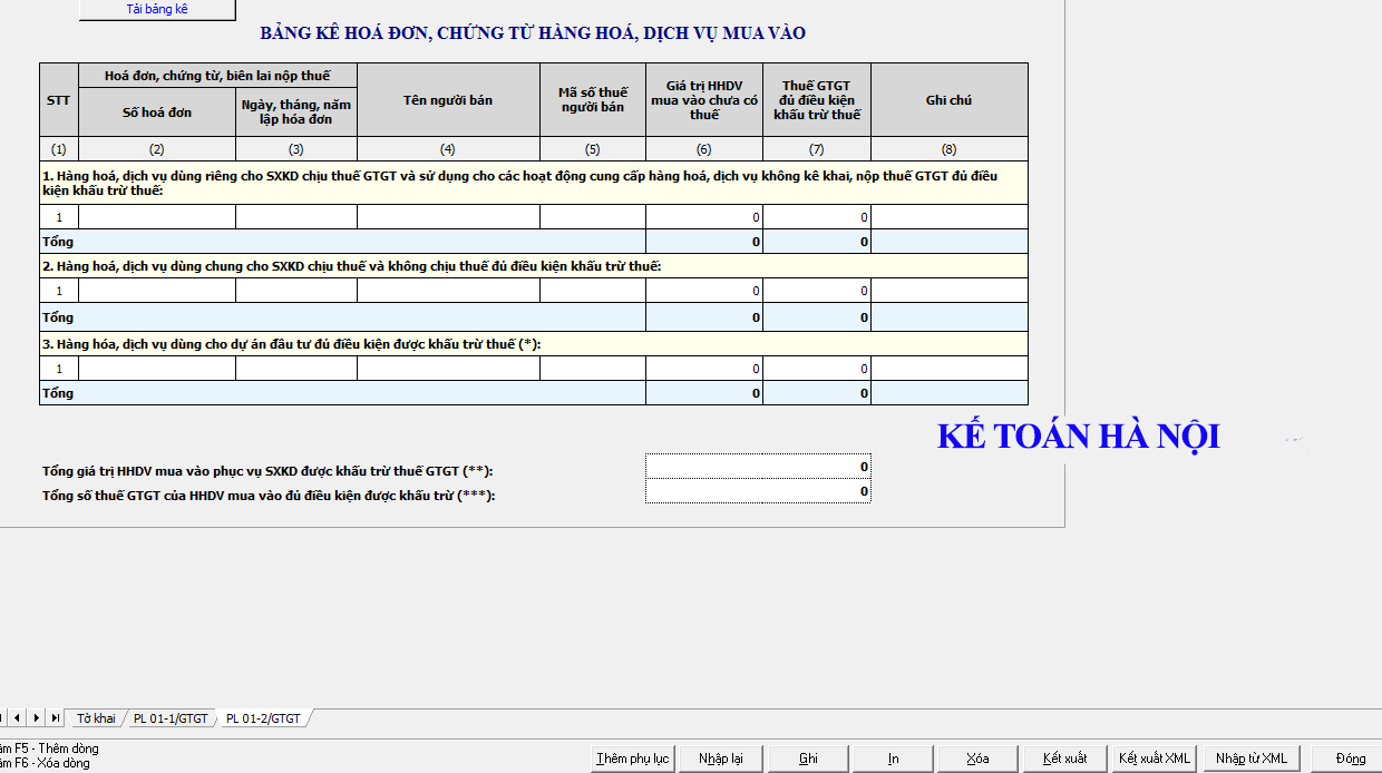 Cách kê khai thuế GTGT theo quý hoặc tháng trên phần mềm HTKK