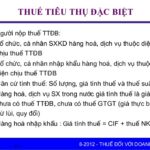 Cách tính thuế tiêu thụ đặc biệt hàng nhập khẩu