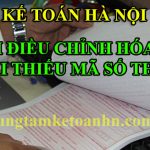 cách xử lý hóa đơn ghi thiếu mã số thuế